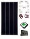100w Solar Panel Kit 20a Charger Dual Controller 12v With Remote Lcd Motorhome