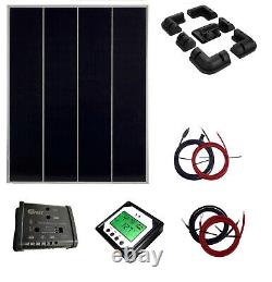 200W solar panel kit 20A charger dual controller with remote LCD motorhome
