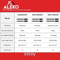 ALEKO ETL Listed Basic Kit Opener for Swing Dual Gates up to 1760 lb