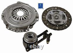 Clutch Kit 3pc (Cover+Plate+CSC) fits FORD FIESTA Mk5 1.25 03 to 08 190mm Sachs