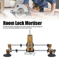Room Lock Hole Opener Kit Positioning Double Slide Rail Lock Mortiser Tools